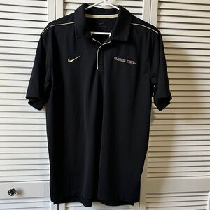 FSU Nike Men's Black Polo